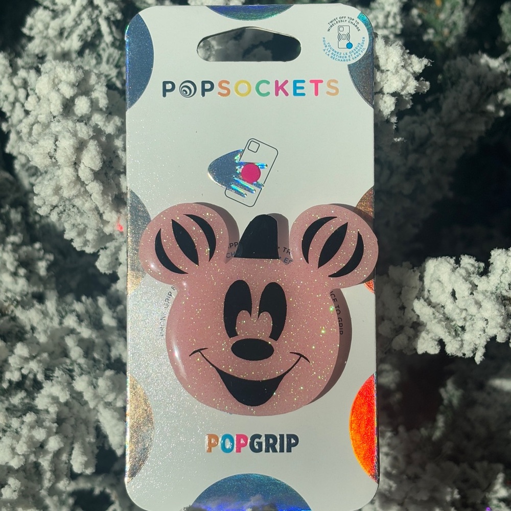 Pink Mickey Pumpkin Disney PopSocket
